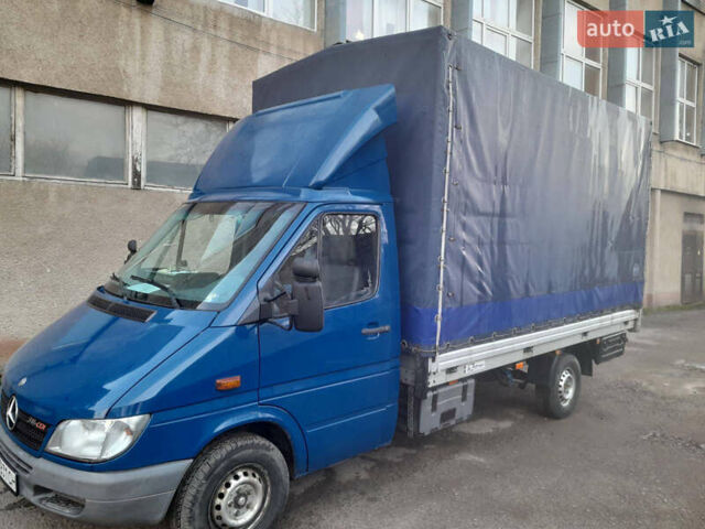 Синий Мерседес Sprinter, объемом двигателя 2.69 л и пробегом 391 тыс. км за 12900 $, фото 1 на Automoto.ua