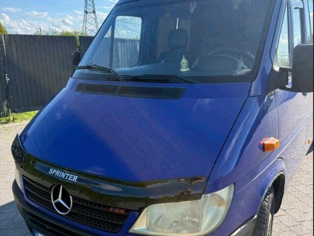 Синий Мерседес Sprinter, объемом двигателя 2.7 л и пробегом 503 тыс. км за 8600 $, фото 1 на Automoto.ua