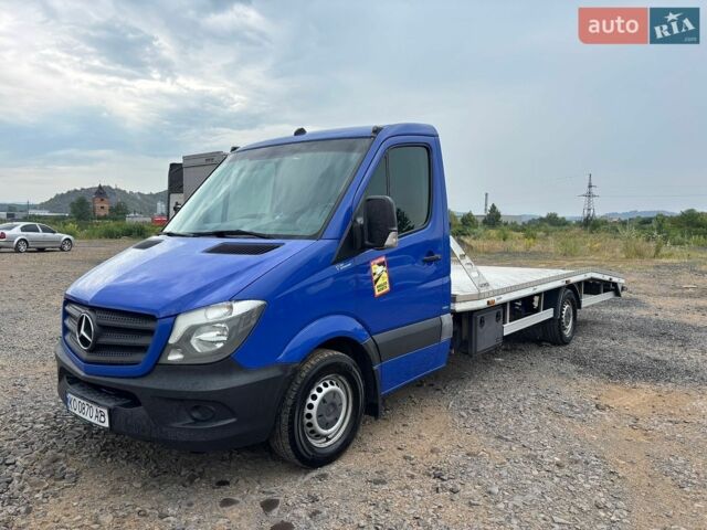 Синий Мерседес Sprinter, объемом двигателя 2.99 л и пробегом 638 тыс. км за 27500 $, фото 1 на Automoto.ua