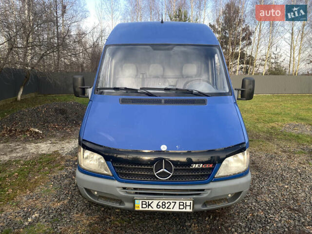 Синий Мерседес Sprinter, объемом двигателя 2.2 л и пробегом 368 тыс. км за 8500 $, фото 1 на Automoto.ua