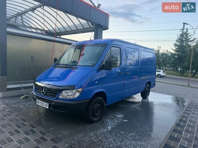 Синій Мерседес Sprinter, об'ємом двигуна 2.15 л та пробігом 555 тис. км за 4800 $, фото 1 на Automoto.ua