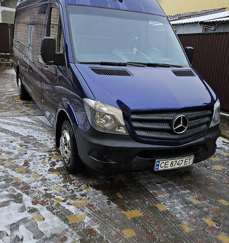 Синий Мерседес Sprinter, объемом двигателя 3 л и пробегом 445 тыс. км за 28000 $, фото 1 на Automoto.ua
