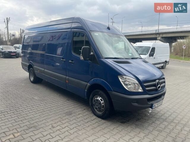 Синий Мерседес Sprinter, объемом двигателя 2.2 л и пробегом 350 тыс. км за 19000 $, фото 1 на Automoto.ua