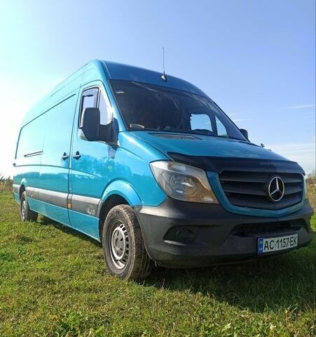 Синий Мерседес Sprinter, объемом двигателя 2.14 л и пробегом 400 тыс. км за 16500 $, фото 1 на Automoto.ua