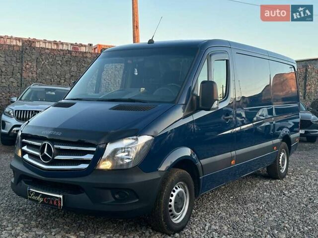 Синий Мерседес Sprinter, объемом двигателя 2.2 л и пробегом 285 тыс. км за 17500 $, фото 1 на Automoto.ua