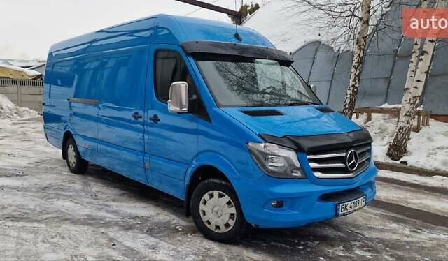 Синій Мерседес Sprinter, об'ємом двигуна 3 л та пробігом 374 тис. км за 28900 $, фото 1 на Automoto.ua