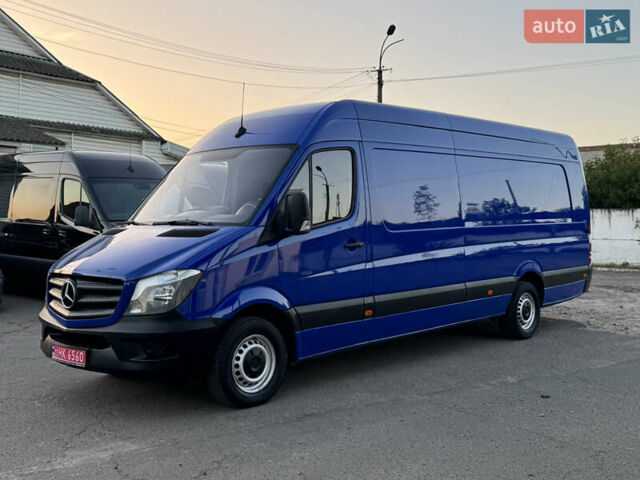 Синий Мерседес Sprinter, объемом двигателя 2.2 л и пробегом 298 тыс. км за 21700 $, фото 1 на Automoto.ua
