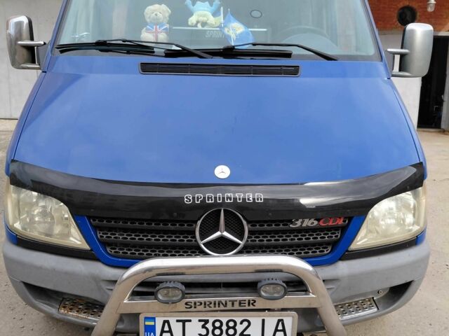 Синій Мерседес Sprinter, об'ємом двигуна 2.7 л та пробігом 410 тис. км за 7000 $, фото 1 на Automoto.ua