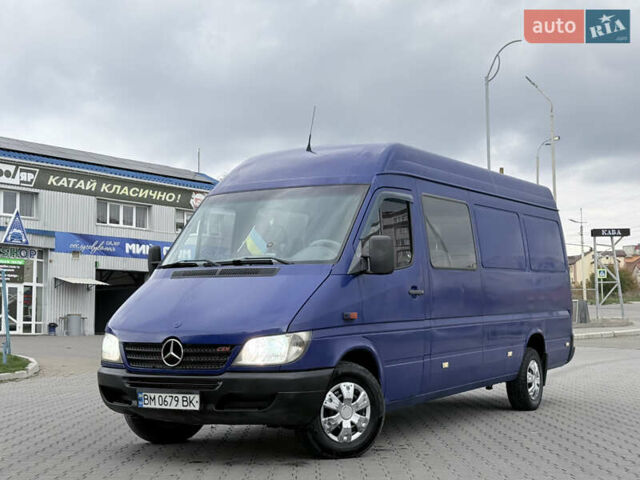 Синий Мерседес Sprinter, объемом двигателя 2.2 л и пробегом 811 тыс. км за 7999 $, фото 1 на Automoto.ua