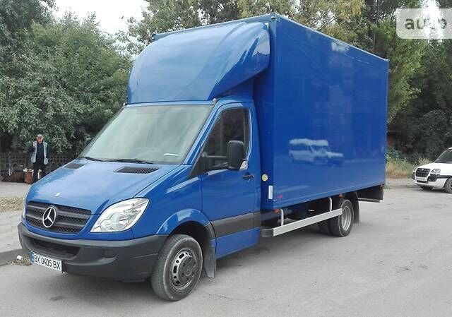 Синий Мерседес Sprinter, объемом двигателя 2.2 л и пробегом 450 тыс. км за 16500 $, фото 1 на Automoto.ua