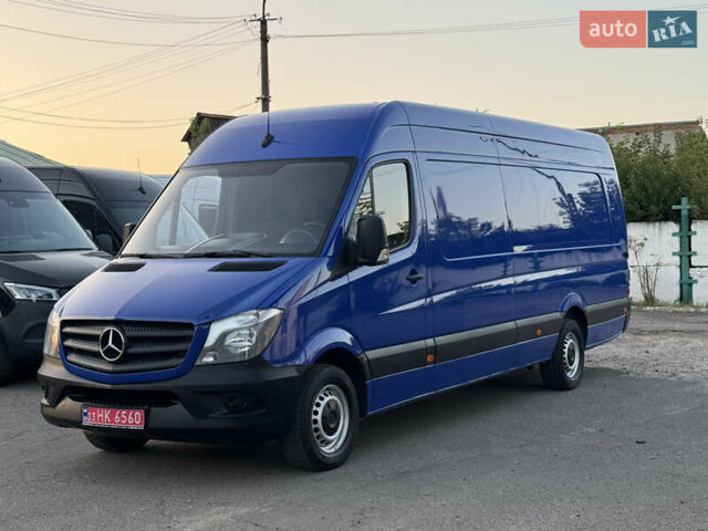Синий Мерседес Sprinter, объемом двигателя 2.2 л и пробегом 297 тыс. км за 21900 $, фото 1 на Automoto.ua