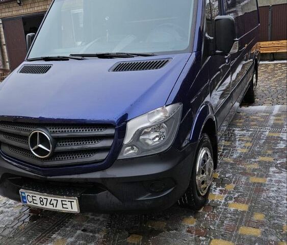 Синий Мерседес Sprinter, объемом двигателя 3 л и пробегом 445 тыс. км за 28000 $, фото 1 на Automoto.ua