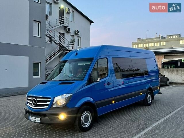 Синий Мерседес Sprinter, объемом двигателя 2.14 л и пробегом 360 тыс. км за 35500 $, фото 1 на Automoto.ua