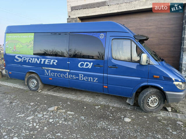 Синий Мерседес Sprinter, объемом двигателя 2.15 л и пробегом 597 тыс. км за 10300 $, фото 1 на Automoto.ua