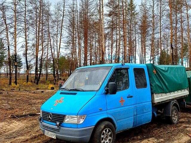 Синий Мерседес Sprinter, объемом двигателя 29 л и пробегом 500 тыс. км за 6000 $, фото 1 на Automoto.ua