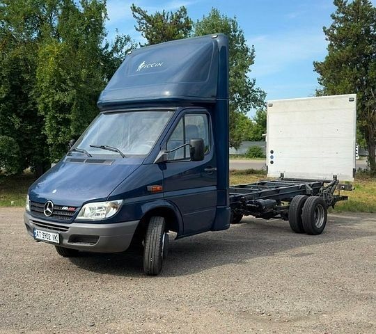 Синий Мерседес Sprinter, объемом двигателя 2.69 л и пробегом 151 тыс. км за 22800 $, фото 1 на Automoto.ua