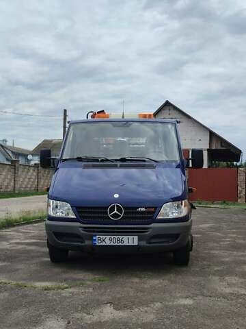 Синий Мерседес Sprinter, объемом двигателя 2.7 л и пробегом 264 тыс. км за 27200 $, фото 1 на Automoto.ua