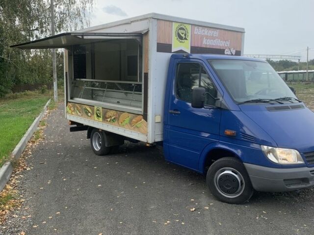 Синий Мерседес Sprinter, объемом двигателя 2.7 л и пробегом 343 тыс. км за 16500 $, фото 1 на Automoto.ua