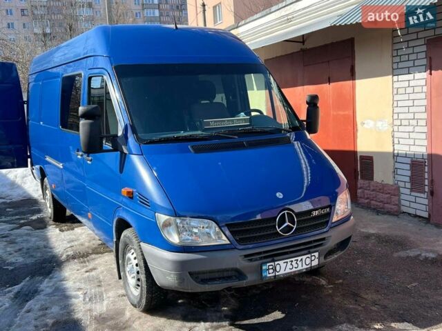 Синий Мерседес Sprinter, объемом двигателя 2.7 л и пробегом 207 тыс. км за 12300 $, фото 1 на Automoto.ua
