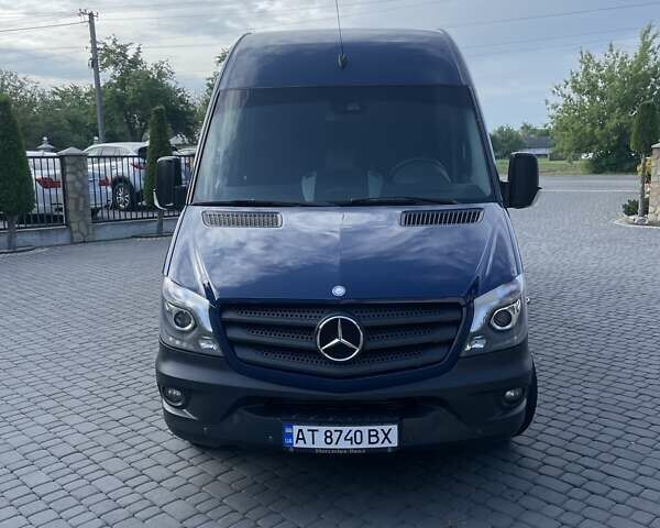 Синий Мерседес Sprinter, объемом двигателя 2.14 л и пробегом 368 тыс. км за 23900 $, фото 1 на Automoto.ua