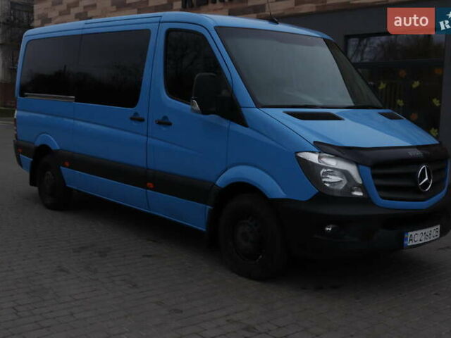 Синий Мерседес Sprinter, объемом двигателя 2.2 л и пробегом 190 тыс. км за 21700 $, фото 1 на Automoto.ua
