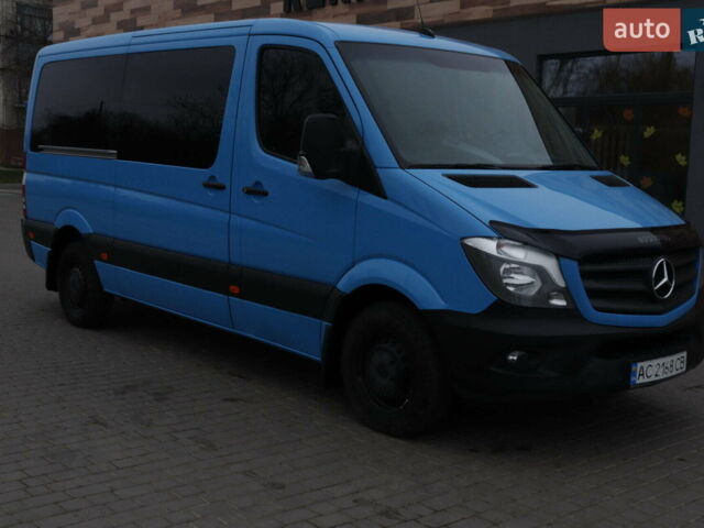 Синий Мерседес Sprinter, объемом двигателя 2.2 л и пробегом 190 тыс. км за 21700 $, фото 1 на Automoto.ua