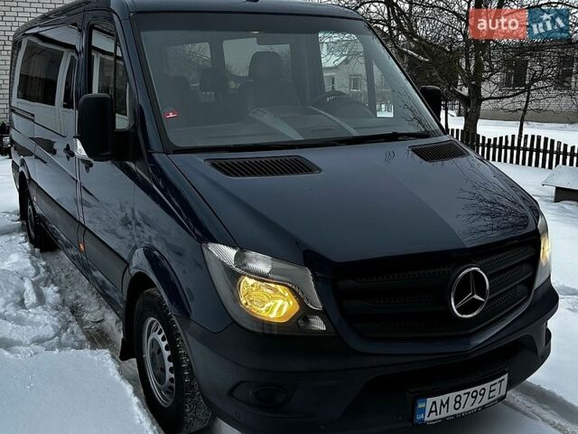 Синий Мерседес Sprinter, объемом двигателя 2.14 л и пробегом 305 тыс. км за 23300 $, фото 1 на Automoto.ua