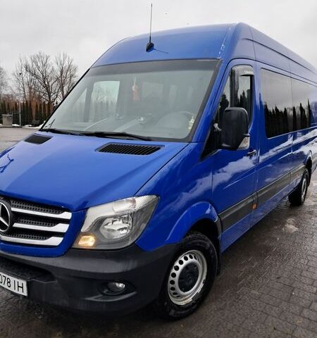 Синий Мерседес Sprinter, объемом двигателя 2.2 л и пробегом 290 тыс. км за 24600 $, фото 1 на Automoto.ua