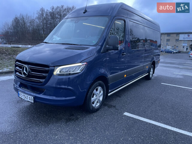 Синий Мерседес Sprinter, объемом двигателя 3 л и пробегом 410 тыс. км за 41000 $, фото 1 на Automoto.ua