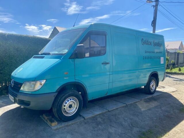 Зелений Мерседес Sprinter, об'ємом двигуна 2.1 л та пробігом 584 тис. км за 5750 $, фото 1 на Automoto.ua