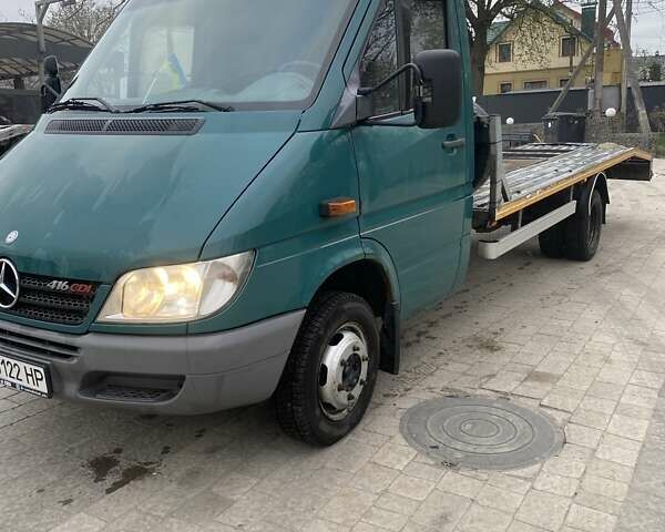 Зелений Мерседес Sprinter, об'ємом двигуна 2.7 л та пробігом 550 тис. км за 14000 $, фото 1 на Automoto.ua