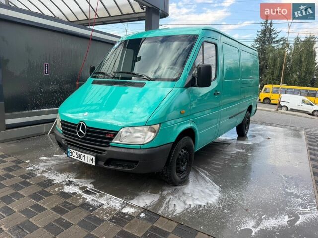 Зеленый Мерседес Sprinter, объемом двигателя 2.15 л и пробегом 426 тыс. км за 5999 $, фото 1 на Automoto.ua