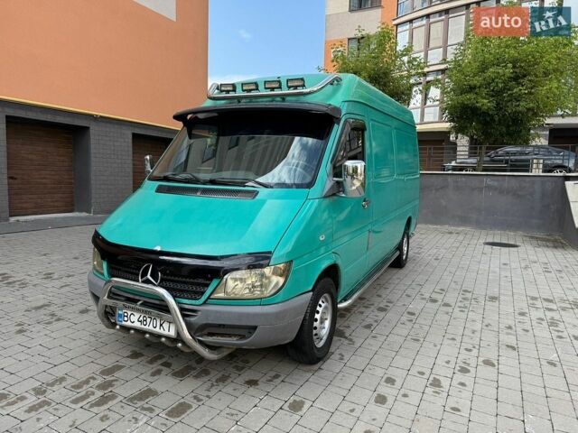 Зелений Мерседес Sprinter, об'ємом двигуна 2.15 л та пробігом 365 тис. км за 6950 $, фото 1 на Automoto.ua