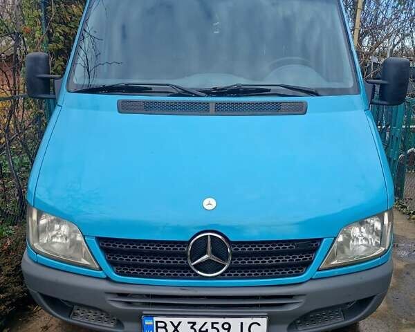 Зеленый Мерседес Sprinter, объемом двигателя 2.1 л и пробегом 466 тыс. км за 9500 $, фото 1 на Automoto.ua