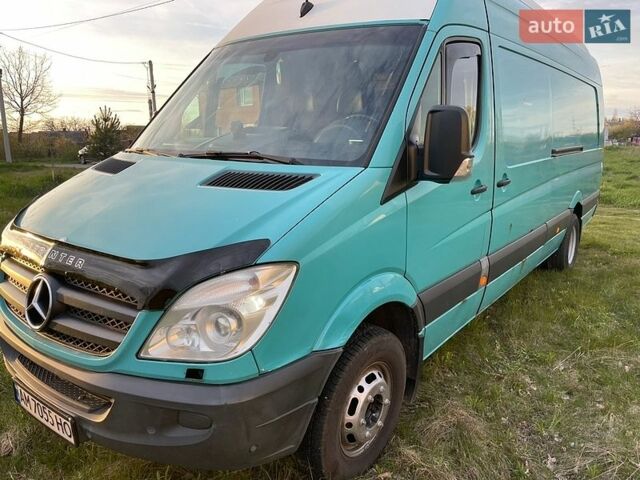 Зеленый Мерседес Sprinter, объемом двигателя 3 л и пробегом 754 тыс. км за 17500 $, фото 1 на Automoto.ua