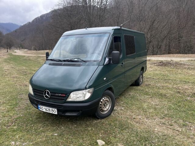 Зеленый Мерседес Sprinter, объемом двигателя 2.1 л и пробегом 3 тыс. км за 6000 $, фото 1 на Automoto.ua