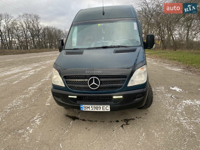 Зелений Мерседес Sprinter, об'ємом двигуна 2.2 л та пробігом 700 тис. км за 10000 $, фото 1 на Automoto.ua