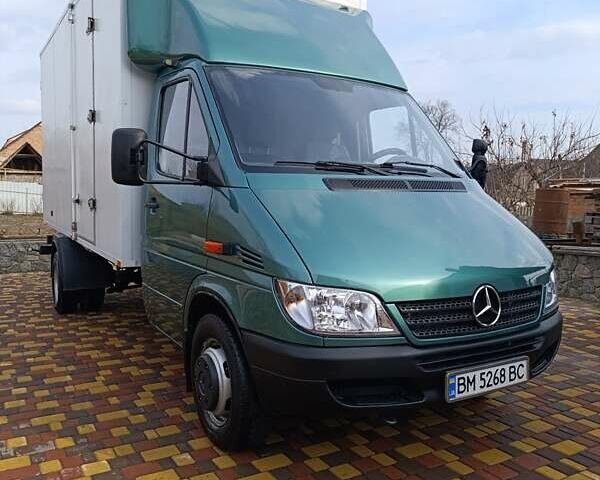 Зеленый Мерседес Sprinter, объемом двигателя 2.69 л и пробегом 360 тыс. км за 17500 $, фото 1 на Automoto.ua