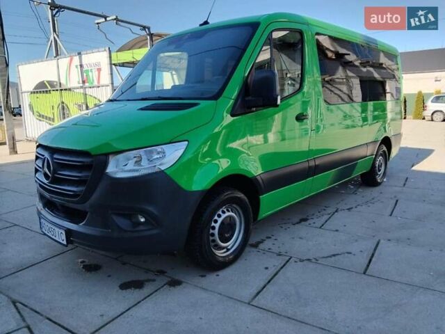 Зеленый Мерседес Sprinter, объемом двигателя 2.14 л и пробегом 185 тыс. км за 31500 $, фото 1 на Automoto.ua