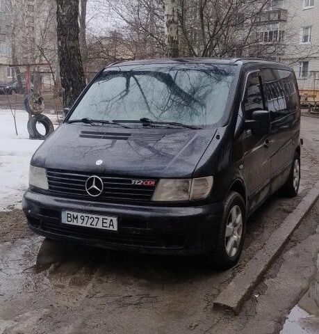 Черный Мерседес В-Класс, объемом двигателя 2.1 л и пробегом 360 тыс. км за 3750 $, фото 1 на Automoto.ua