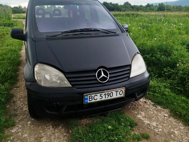 Черный Мерседес Ванео, объемом двигателя 1.7 л и пробегом 230 тыс. км за 2200 $, фото 1 на Automoto.ua