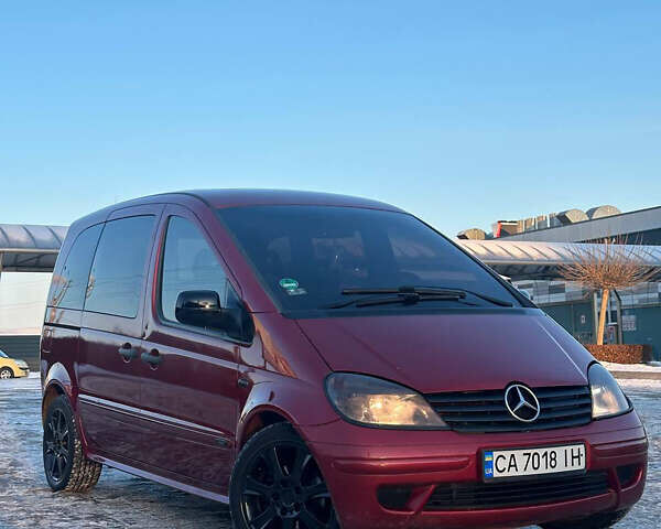 Красный Мерседес Ванео, объемом двигателя 1.6 л и пробегом 290 тыс. км за 3850 $, фото 1 на Automoto.ua