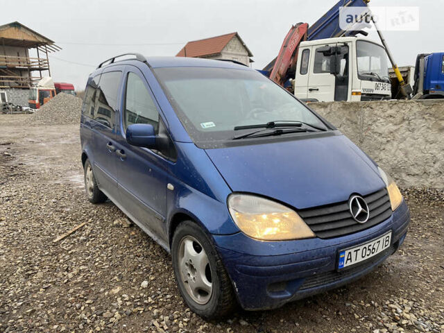 Синий Мерседес Ванео, объемом двигателя 1.7 л и пробегом 348 тыс. км за 4999 $, фото 1 на Automoto.ua