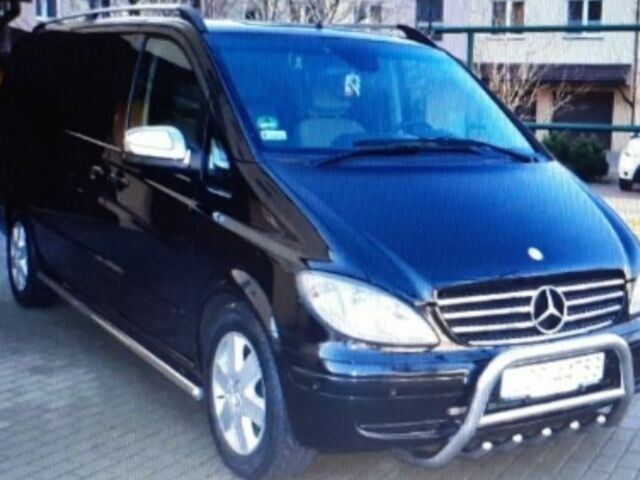 Черный Мерседес Виано, объемом двигателя 2.2 л и пробегом 230 тыс. км за 15300 $, фото 1 на Automoto.ua