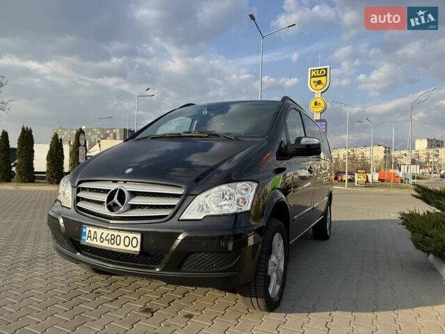 Черный Мерседес Виано, объемом двигателя 2.14 л и пробегом 282 тыс. км за 20500 $, фото 1 на Automoto.ua