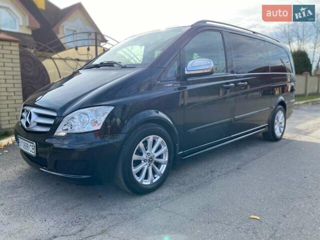 Черный Мерседес Виано, объемом двигателя 2.14 л и пробегом 380 тыс. км за 22000 $, фото 1 на Automoto.ua