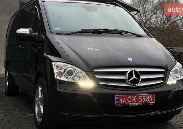 Черный Мерседес Виано, объемом двигателя 2.99 л и пробегом 284 тыс. км за 27500 $, фото 1 на Automoto.ua