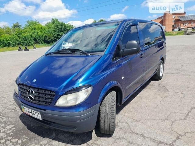 Синій Мерседес Vito 115, об'ємом двигуна 2.2 л та пробігом 372 тис. км за 6000 $, фото 1 на Automoto.ua