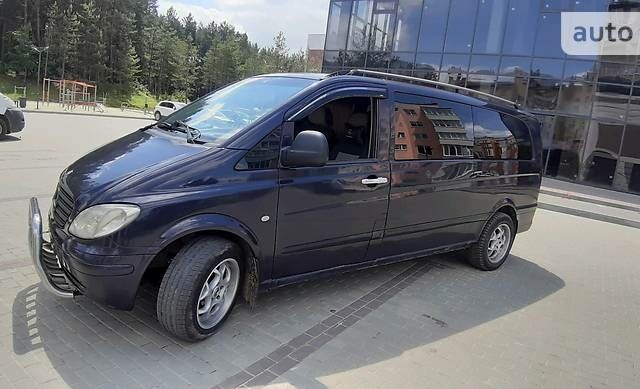 Синий Мерседес Vito 115, объемом двигателя 2.2 л и пробегом 309 тыс. км за 6700 $, фото 1 на Automoto.ua