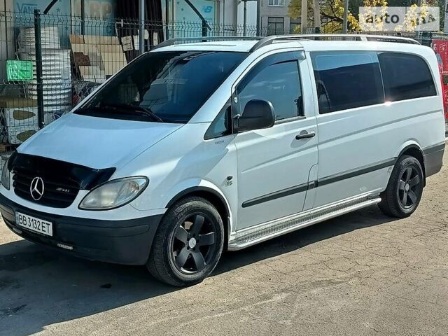 Белый Мерседес Vito 120, объемом двигателя 3 л и пробегом 214 тыс. км за 12700 $, фото 1 на Automoto.ua